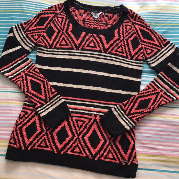 Volcom Aztec geometric print sweater